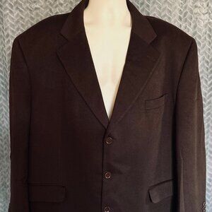Loro Piana Italy Mens Pure Cashmere Jacket 50R Cocoa elegant luxury old money